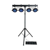 Showtec Compact power lightset MKII Incl. bag, footswitch & stand